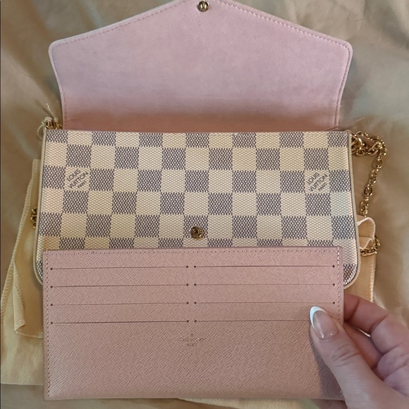 Louis Vuitton - Pochette Félicie in Damier Azur Canvas - NWT - Picture 4 of 9